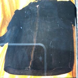 MOVING SALE NO HAGGLING WOMEN JL PLUM BLACK ZIP UP 1XL CORDUROY JACKET.